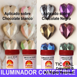 F.ILUMINADOR COMESTIBLE POLVO VIOLETA 3GR x 1